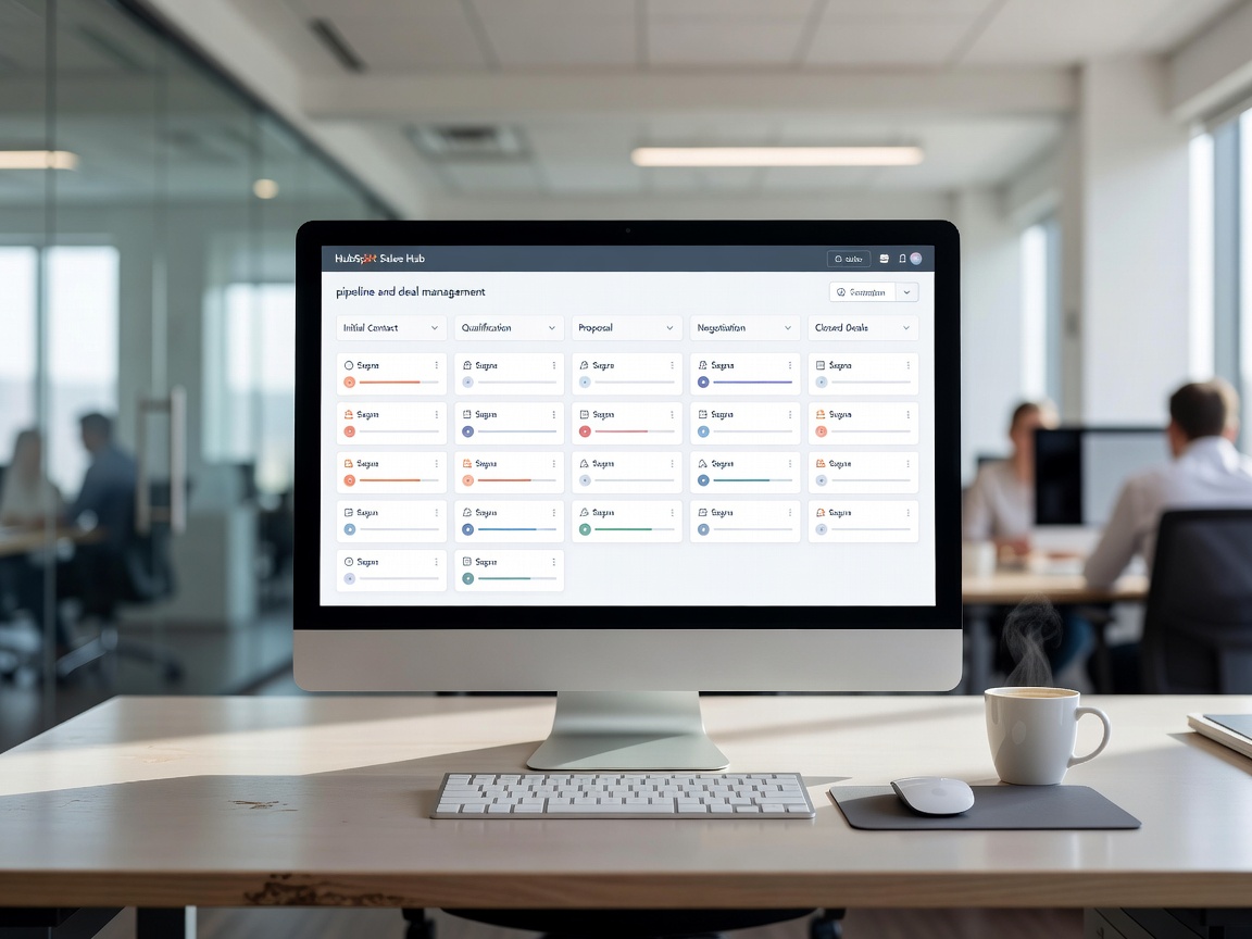 HubSpot Sales Hub CRM pipeline and deal management view